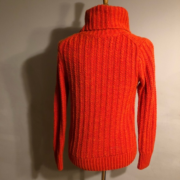 Red Turtleneck Sweater - Picture 3 of 6